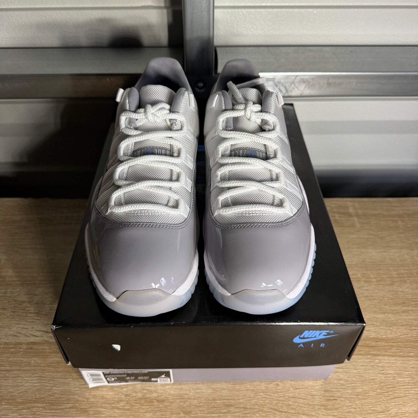 Size 9.5 - AJ 11 Low Cement Grey