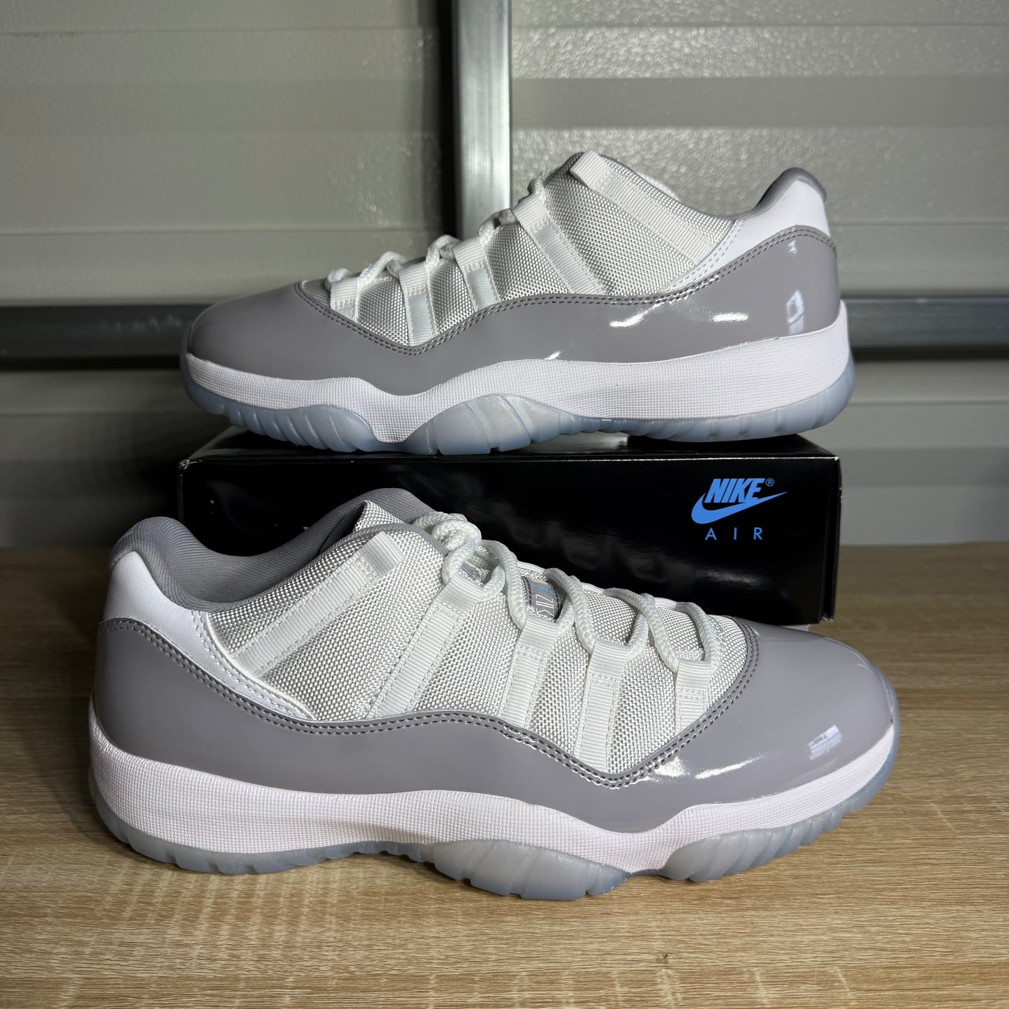 Size 9.5 - AJ 11 Low Cement Grey