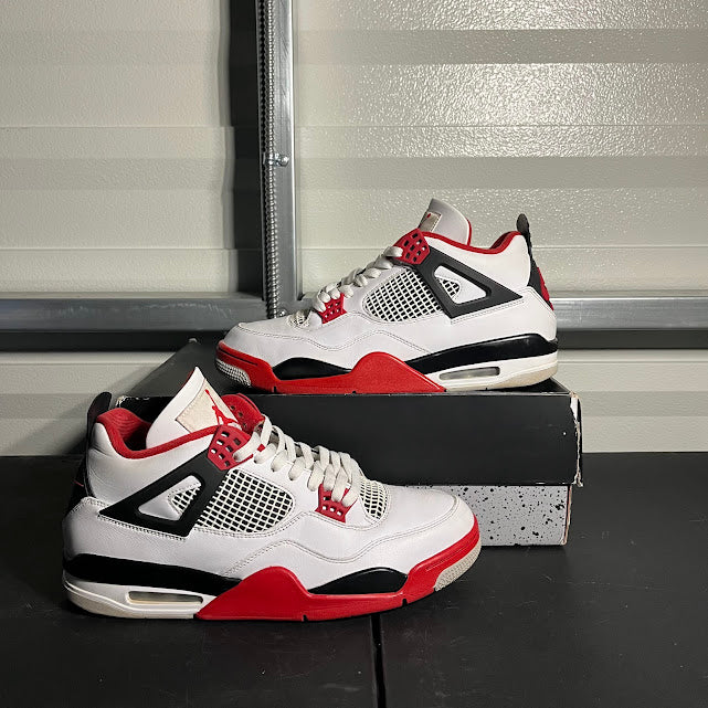 Size 12 - AJ 4 Retro Fire Red