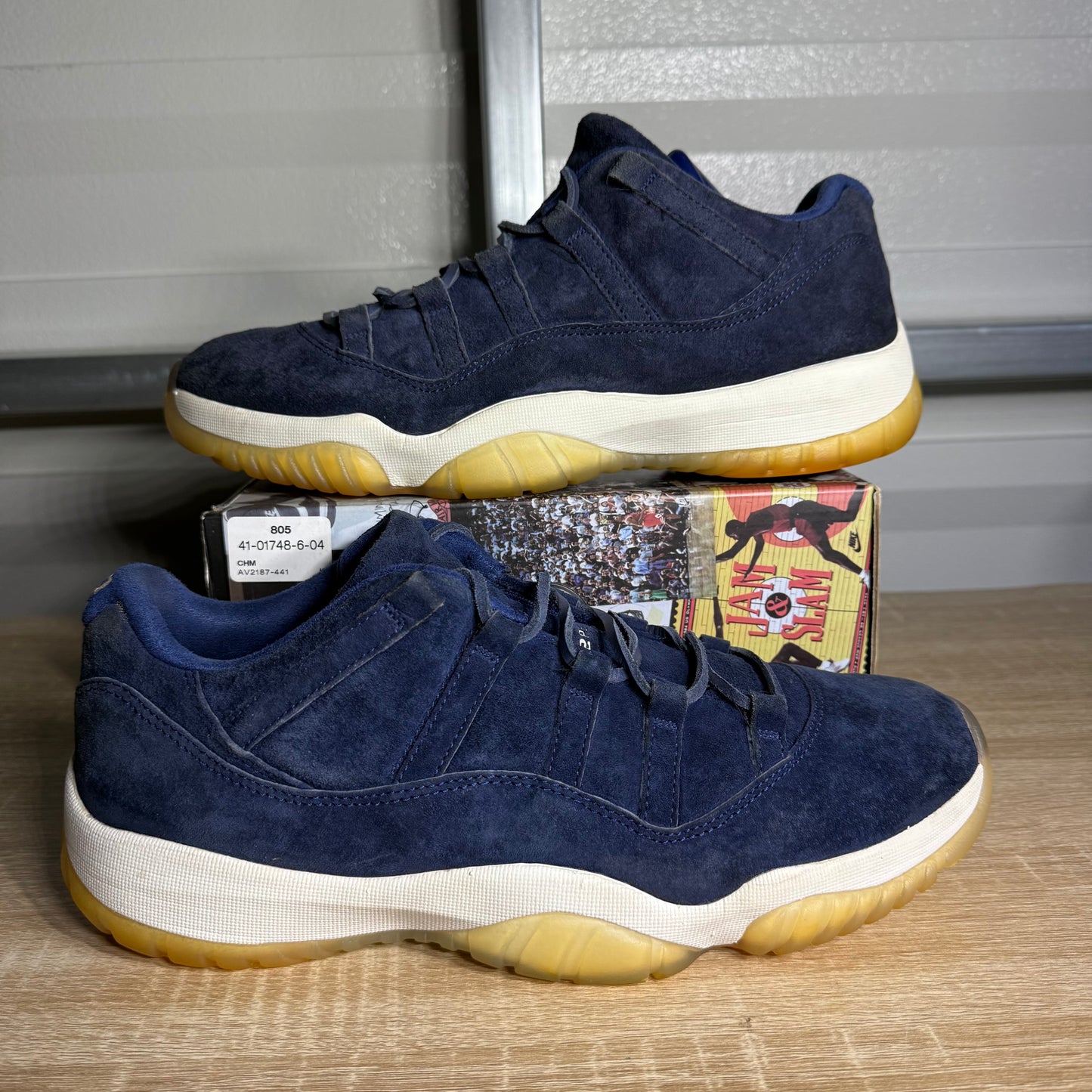 Size 12 - AJ 11 Retro Low RE2PECT Derek Jeter
