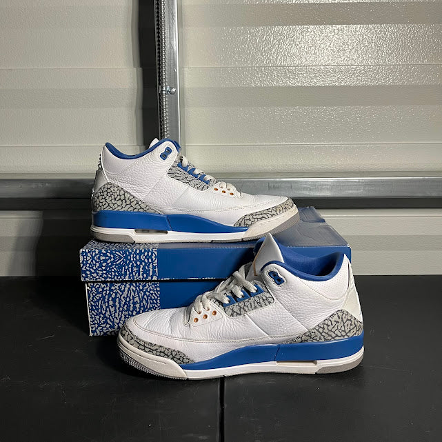 Size 10.5 - AJ 3 Retro Washington Wizards