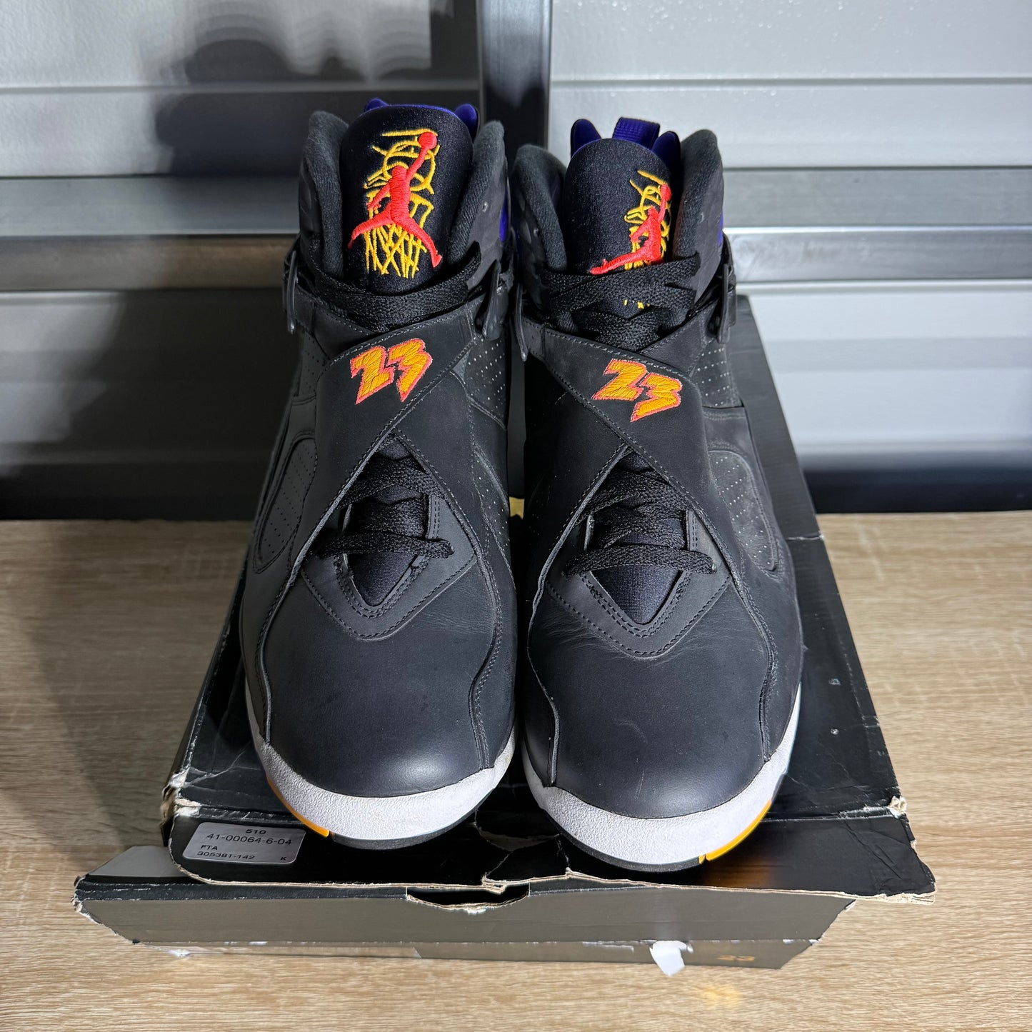 Size 12 - AJ 8 Retro Three Peat Custom