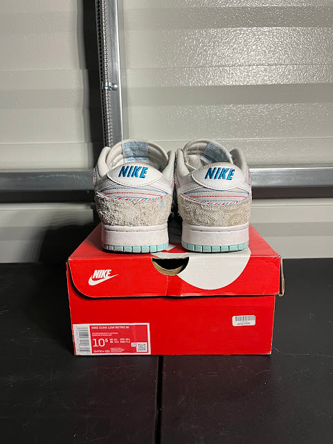 Size 10.5 - Dunk Low Retro Barber Shop Grey