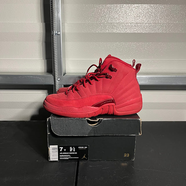 Size 7Y - AJ 12 Retro Gym Red
