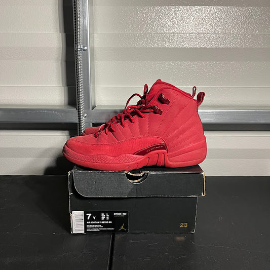 Size 7Y - AJ 12 Retro Gym Red