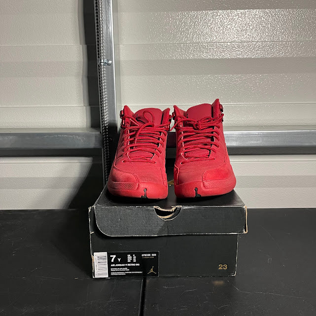 Size 7Y - AJ 12 Retro Gym Red