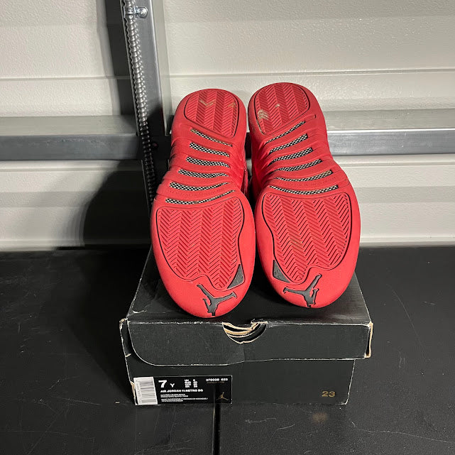 Size 7Y - AJ 12 Retro Gym Red