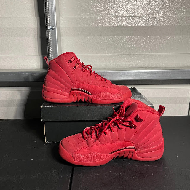 Size 7Y - AJ 12 Retro Gym Red