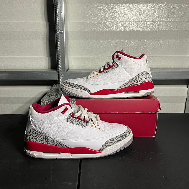 Size 11 - AJ 3 Retro Cardinal Red