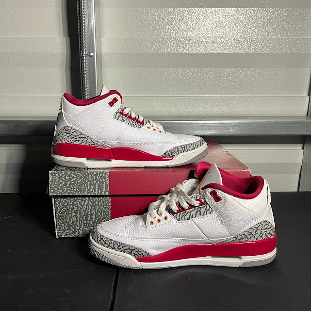 Size 11 - AJ 3 Retro Cardinal Red