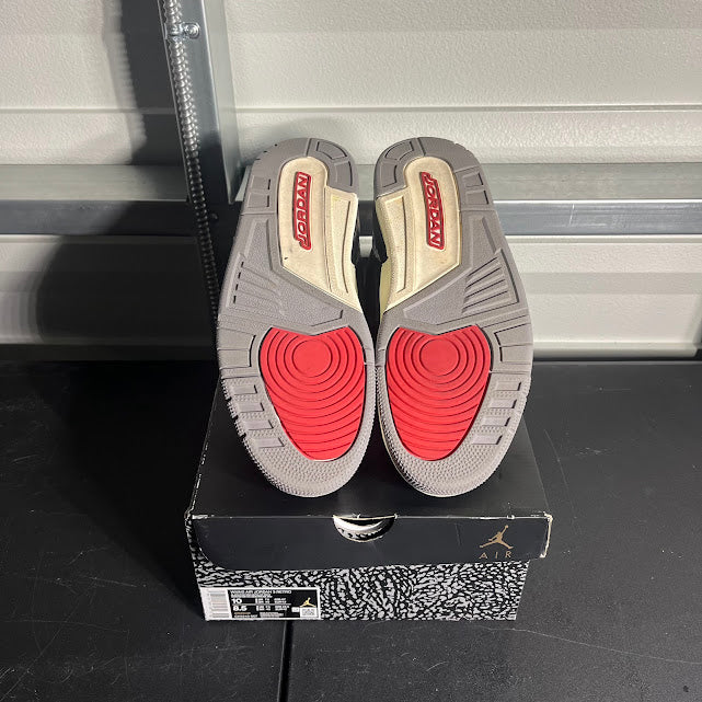 Size 10W - AJ 3 Retro Black Cement Gold