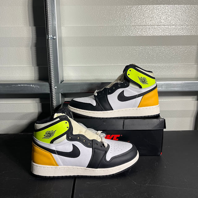 Size 7Y - AJ 1 Retro High Volt Gold