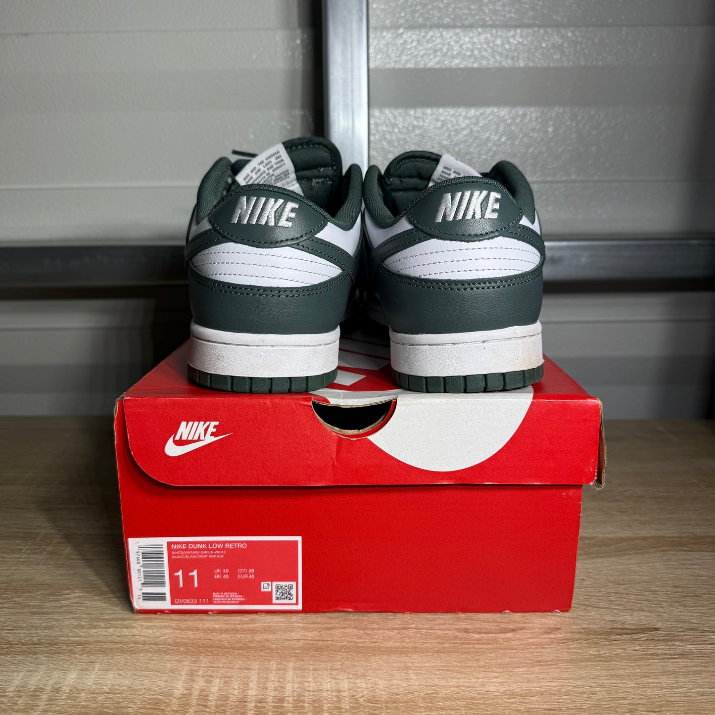 Size 11 - Dunk Low Retro Vintage Green