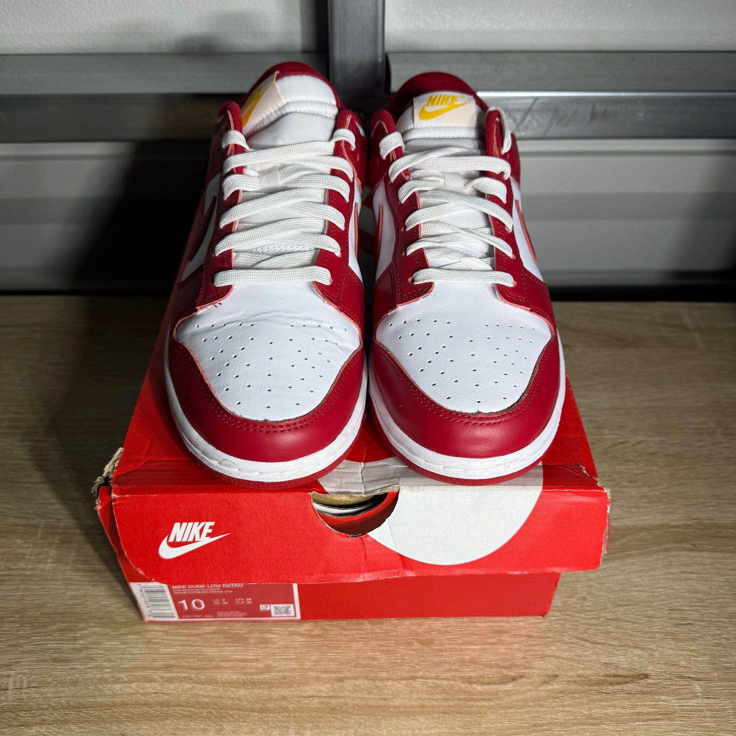 Size 10 - Dunk Low Retro Gym Red