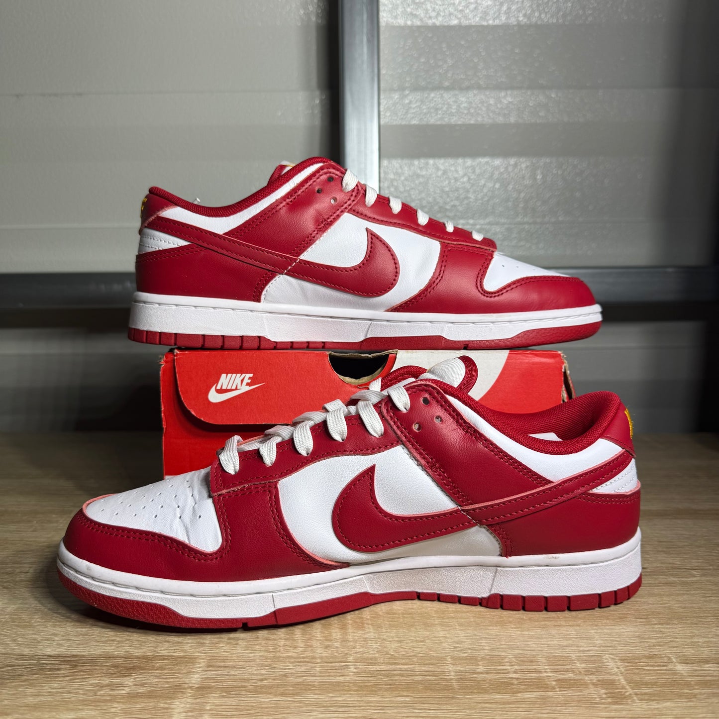 Size 10 - Dunk Low Retro Gym Red