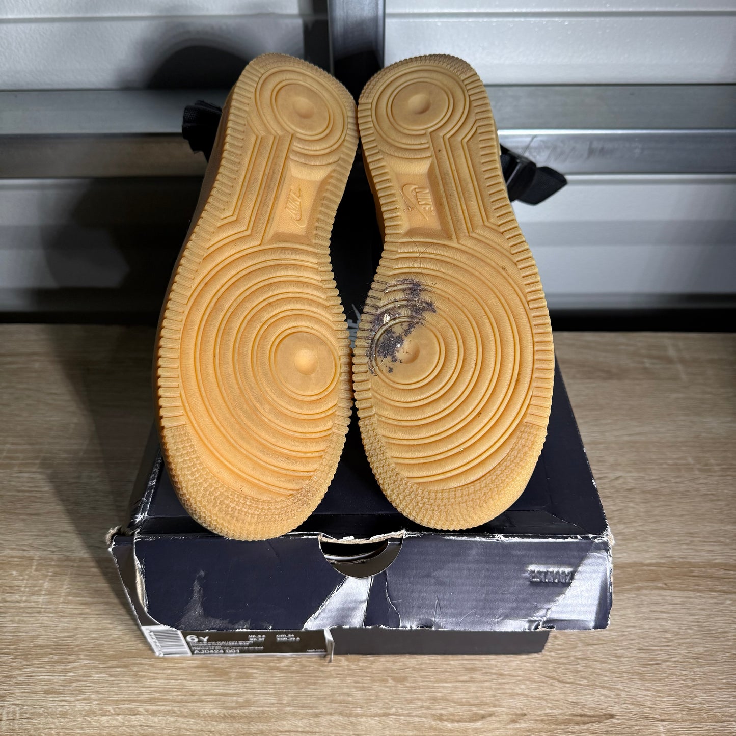 Size 6Y - SF AF 1 Mid Black Gum