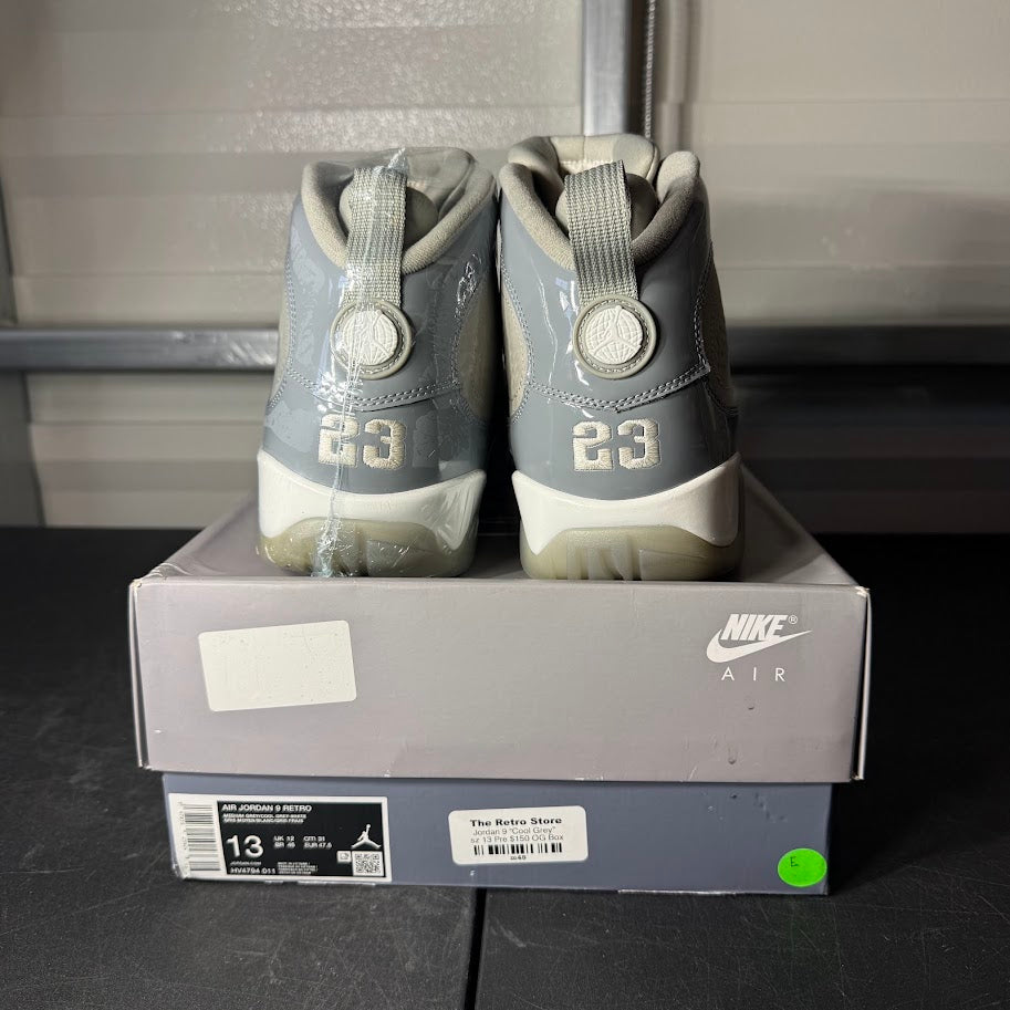 Size 13 - AJ 9 Retro Cool Grey