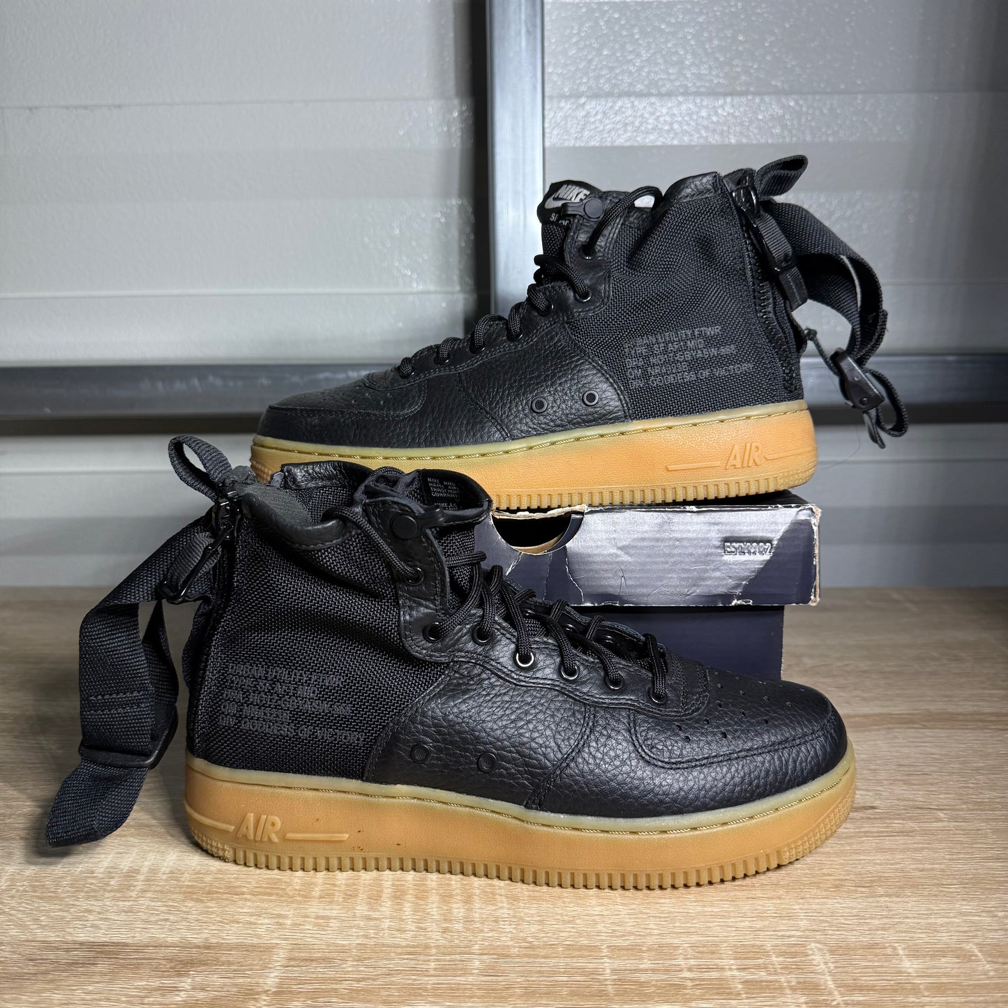 Size 6Y - SF AF 1 Mid Black Gum