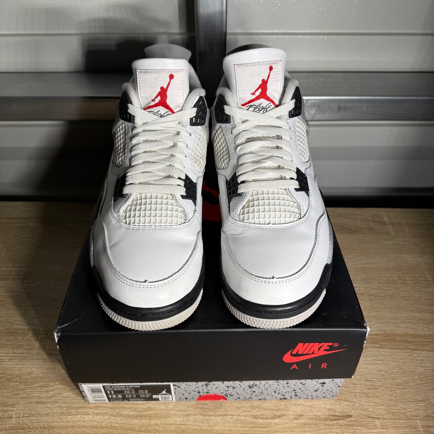 Size 11 - AJ 4 Retro White Cement