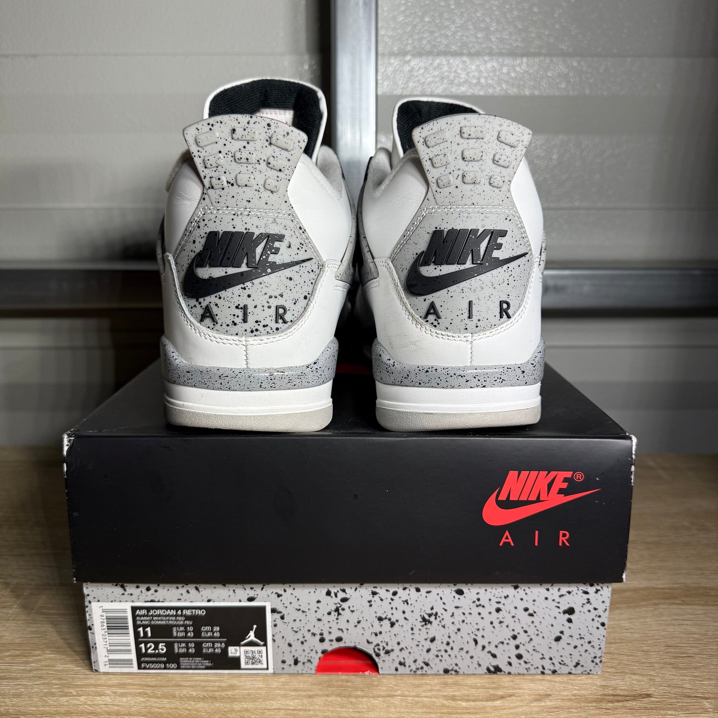 Size 11 - AJ 4 Retro White Cement