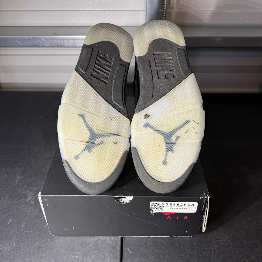 Size 11 - AJ 5 Retro Black Metallic Reimagined