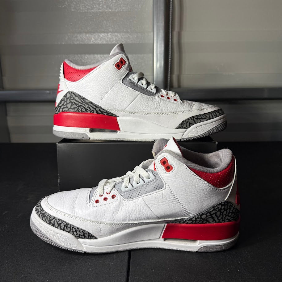 Size 10.5 - AJ 3 Retro Fire Red