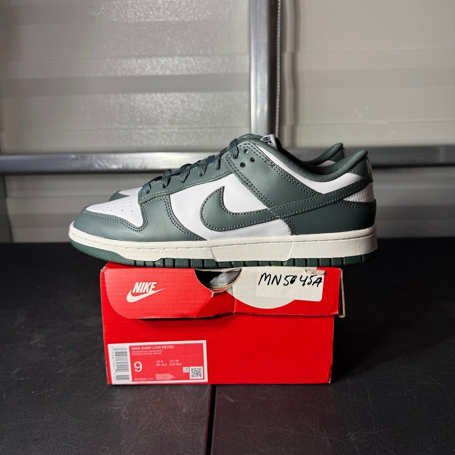 Size 9 - Dunk Low Retro Vintage Green