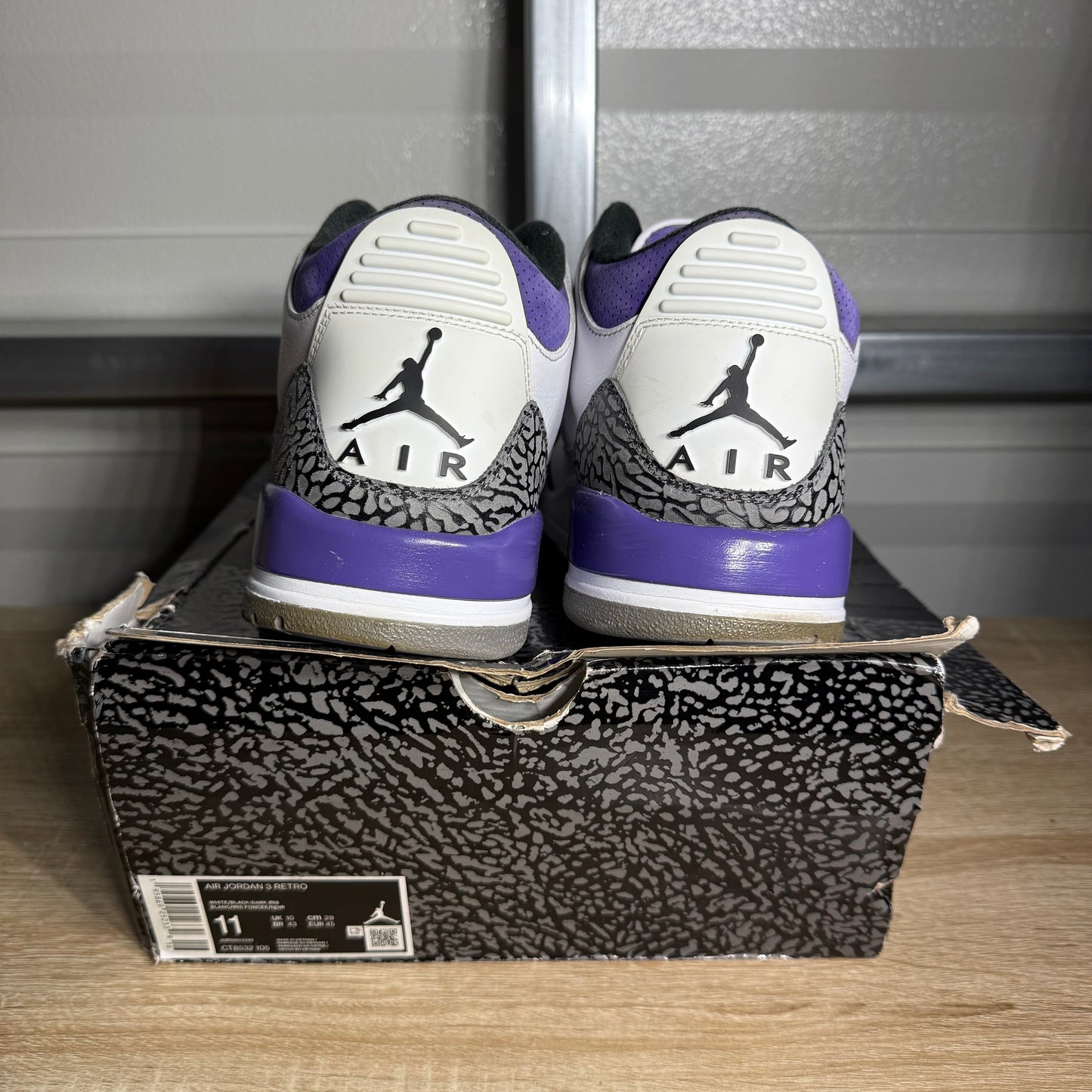 Size 11 - AJ 3 Retro Dark Iris