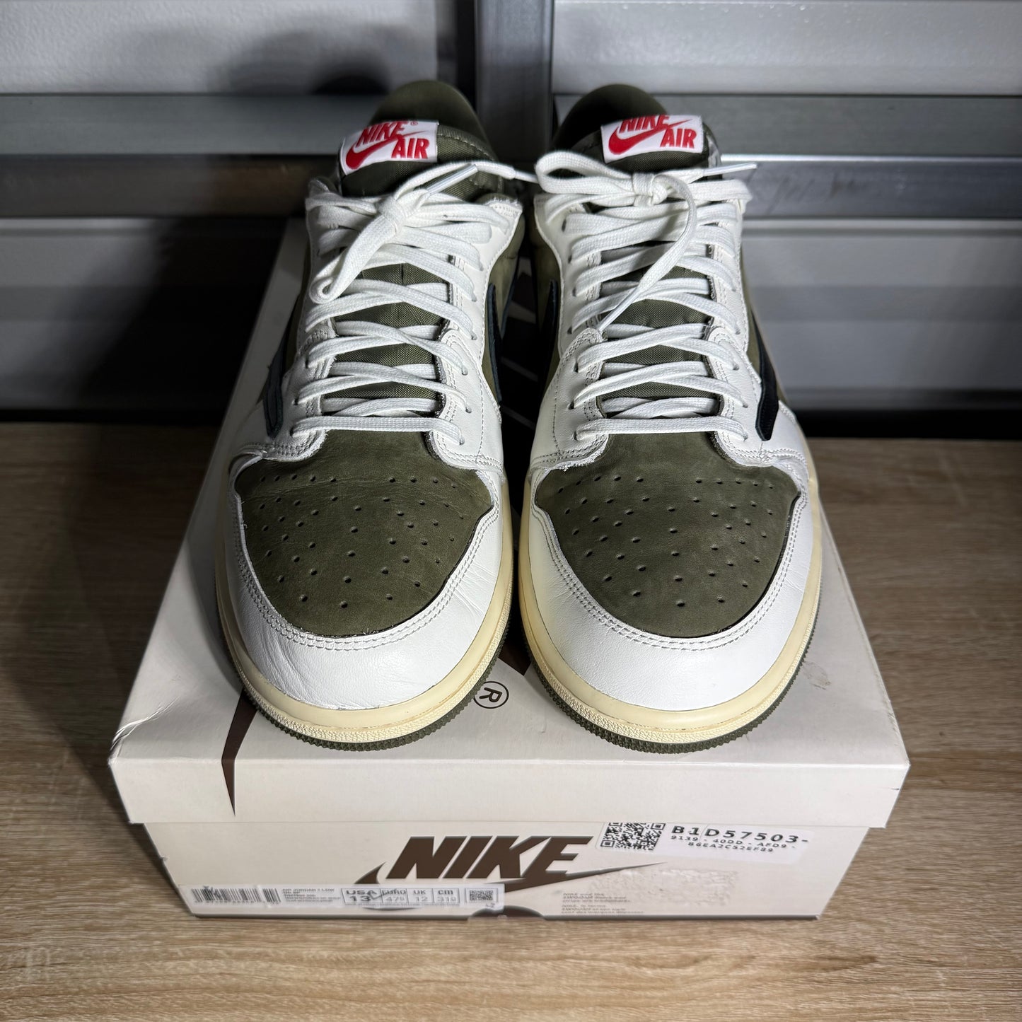 Size 13 - AJ 1 Low OG SP Travis Scott Medium Olive