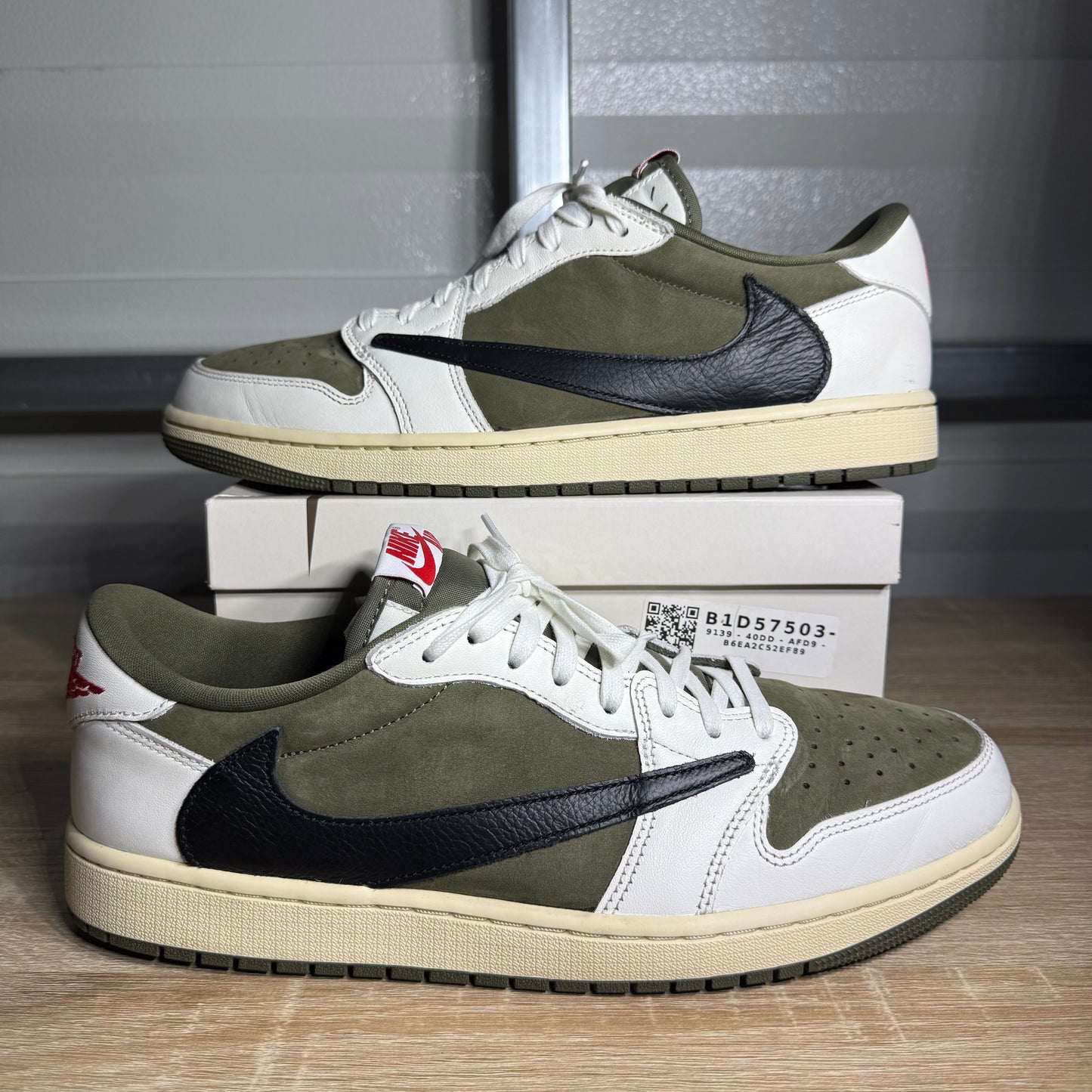 Size 13 - AJ 1 Low OG SP Travis Scott Medium Olive