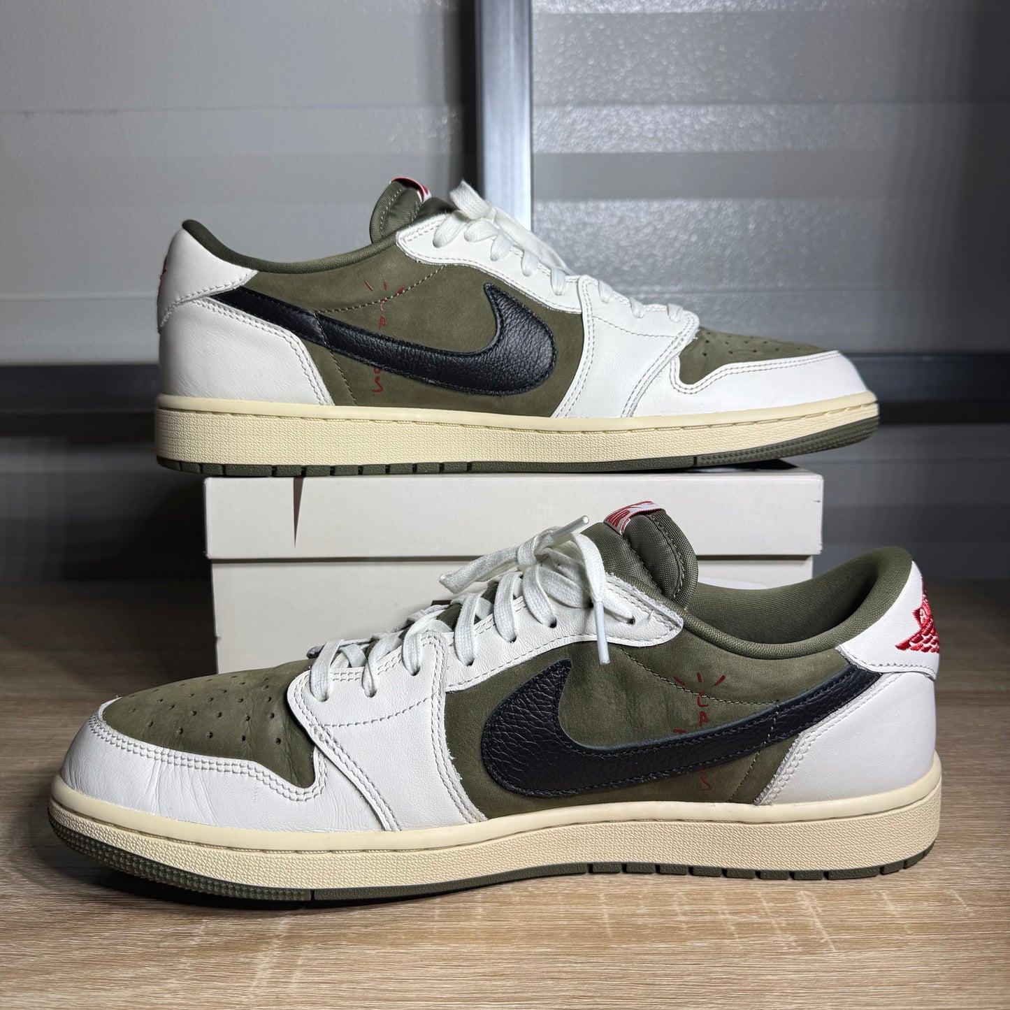 Size 13 - AJ 1 Low OG SP Travis Scott Medium Olive