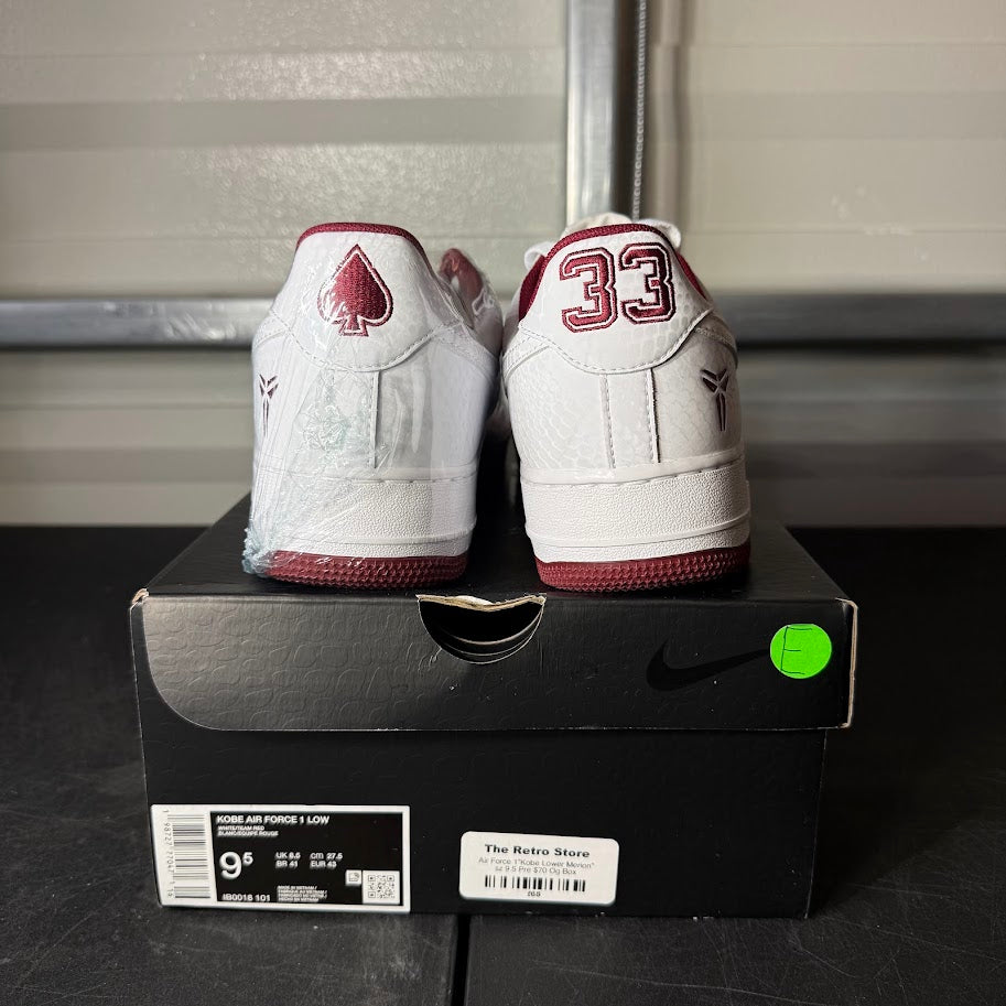 Size 9.5 - AF 1 Low Kobe Bryant Lower Merion Home