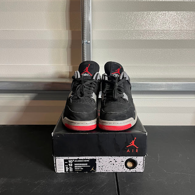 Size 10.5 - AJ 4 Retro Bred