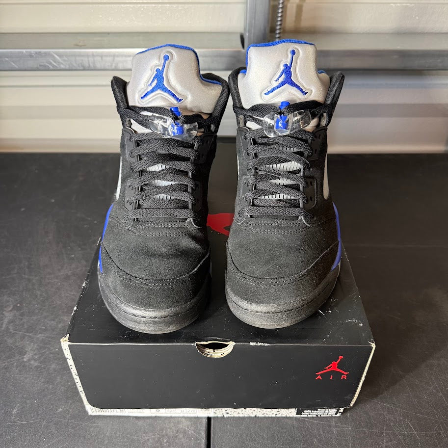 Size 9 - AJ 5 Retro Racer Blue