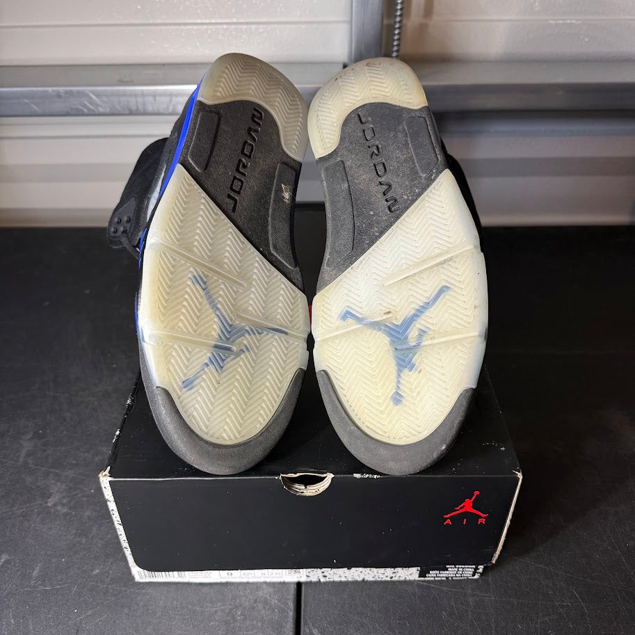 Size 9 - AJ 5 Retro Racer Blue