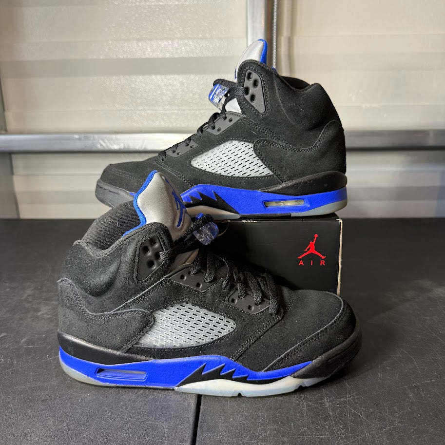 Size 9 - AJ 5 Retro Racer Blue