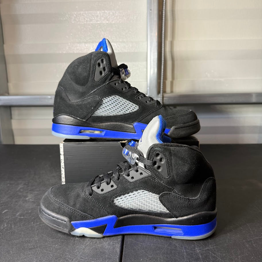 Size 9 - AJ 5 Retro Racer Blue