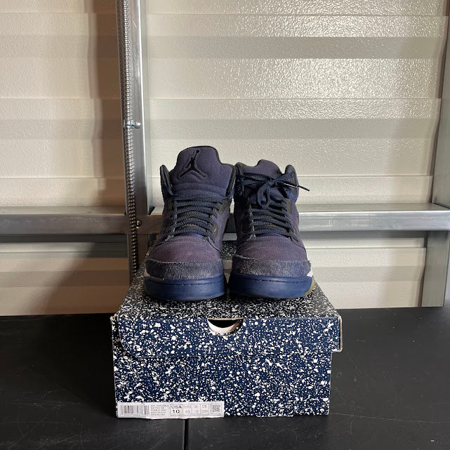 Size 10 - AJ 5 Retro Midnight Navy