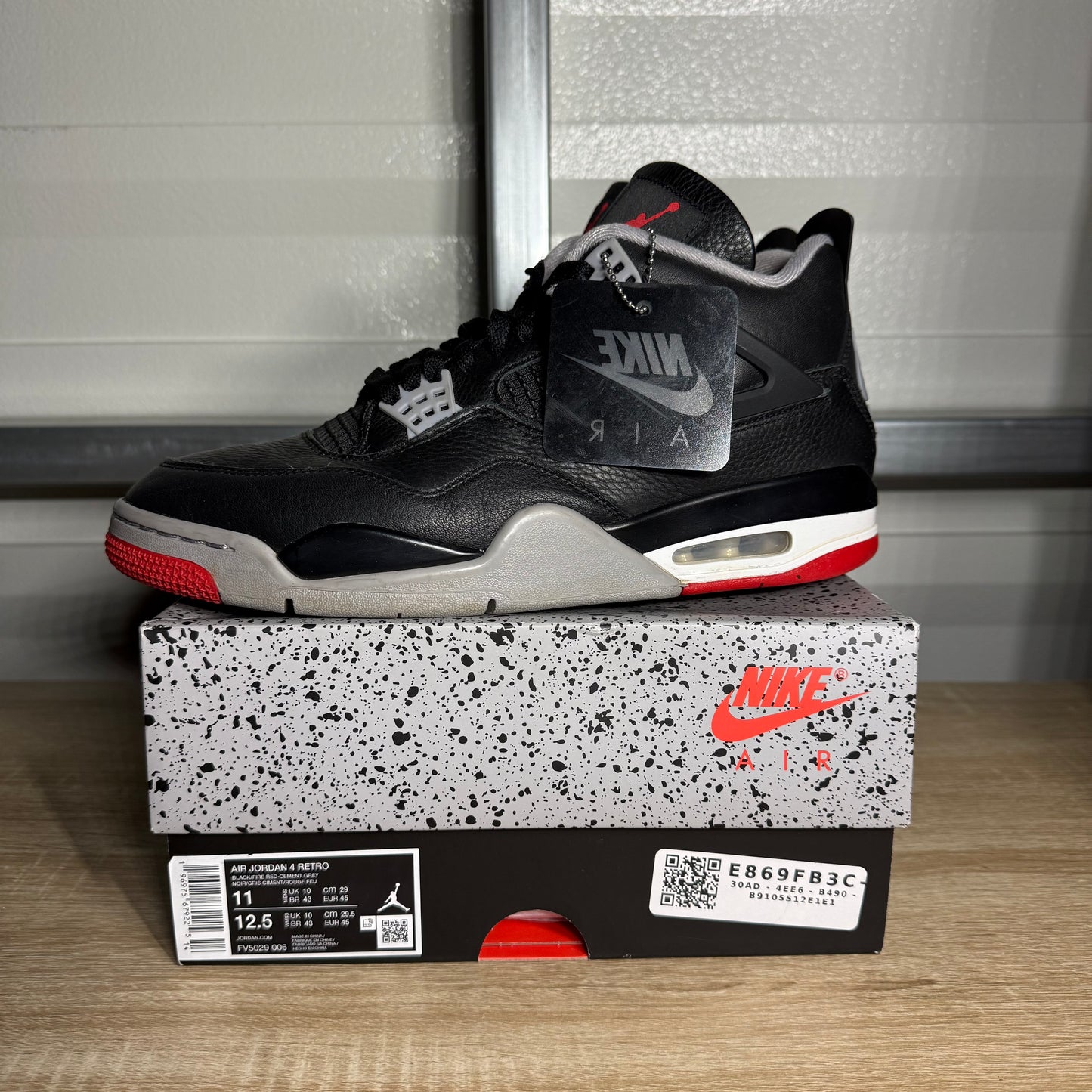 Size 11 - AJ 4 Retro Bred Reimagined