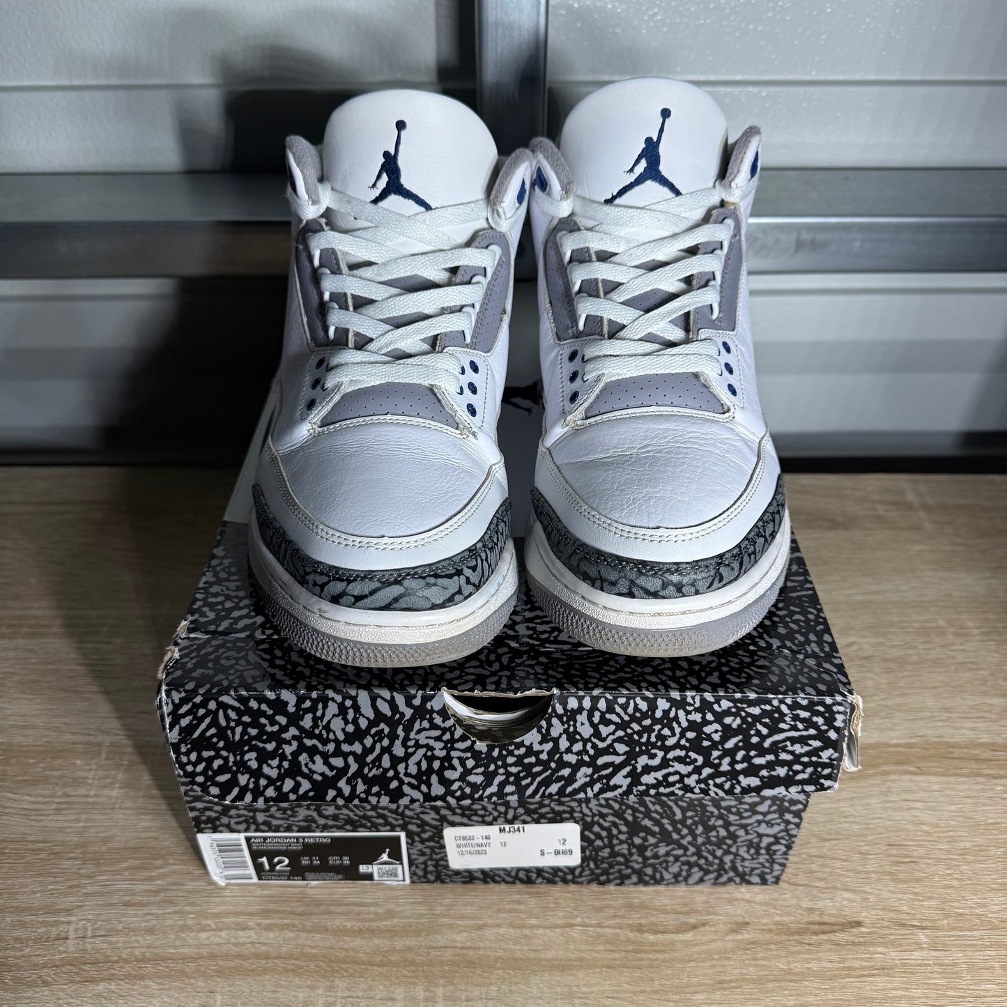 Size 12 - AJ 3 Retro Midnight Navy