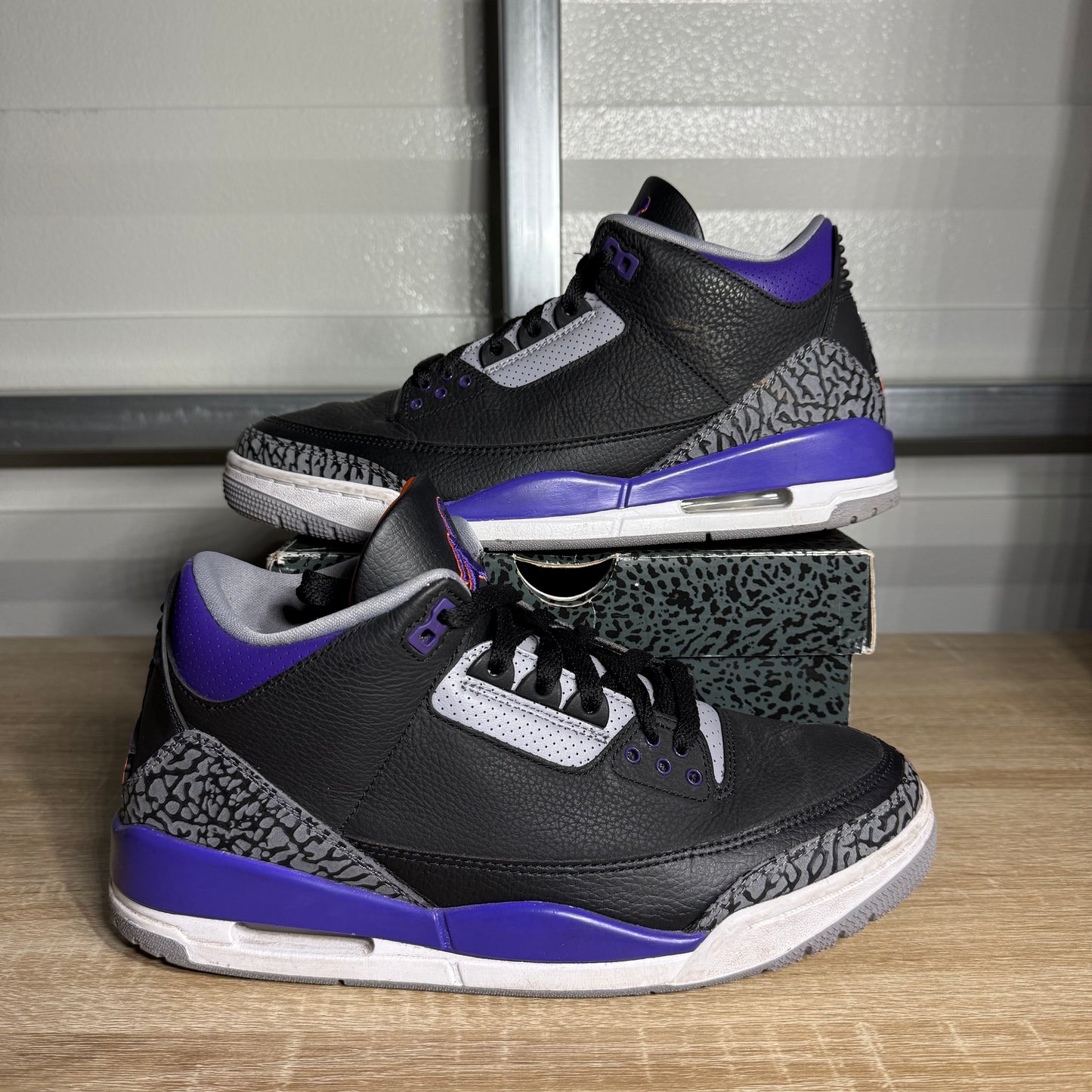 Size 10 - AJ 3 Retro Court Purple