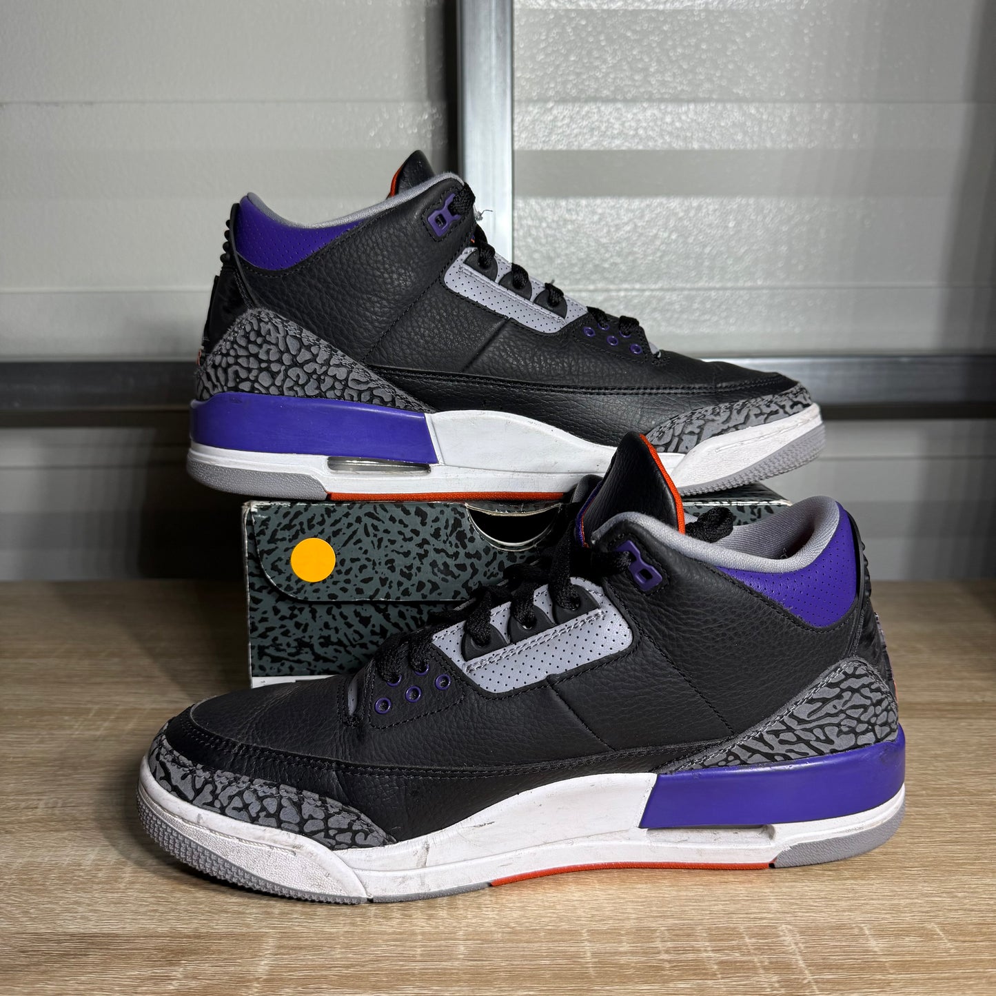 Size 10 - AJ 3 Retro Court Purple