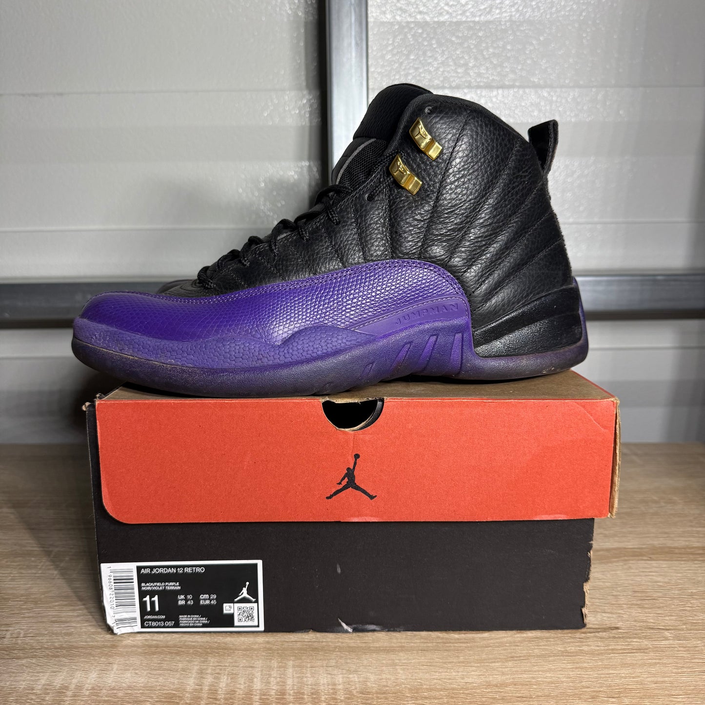 Size 11 - AJ 12 Retro Field Purple
