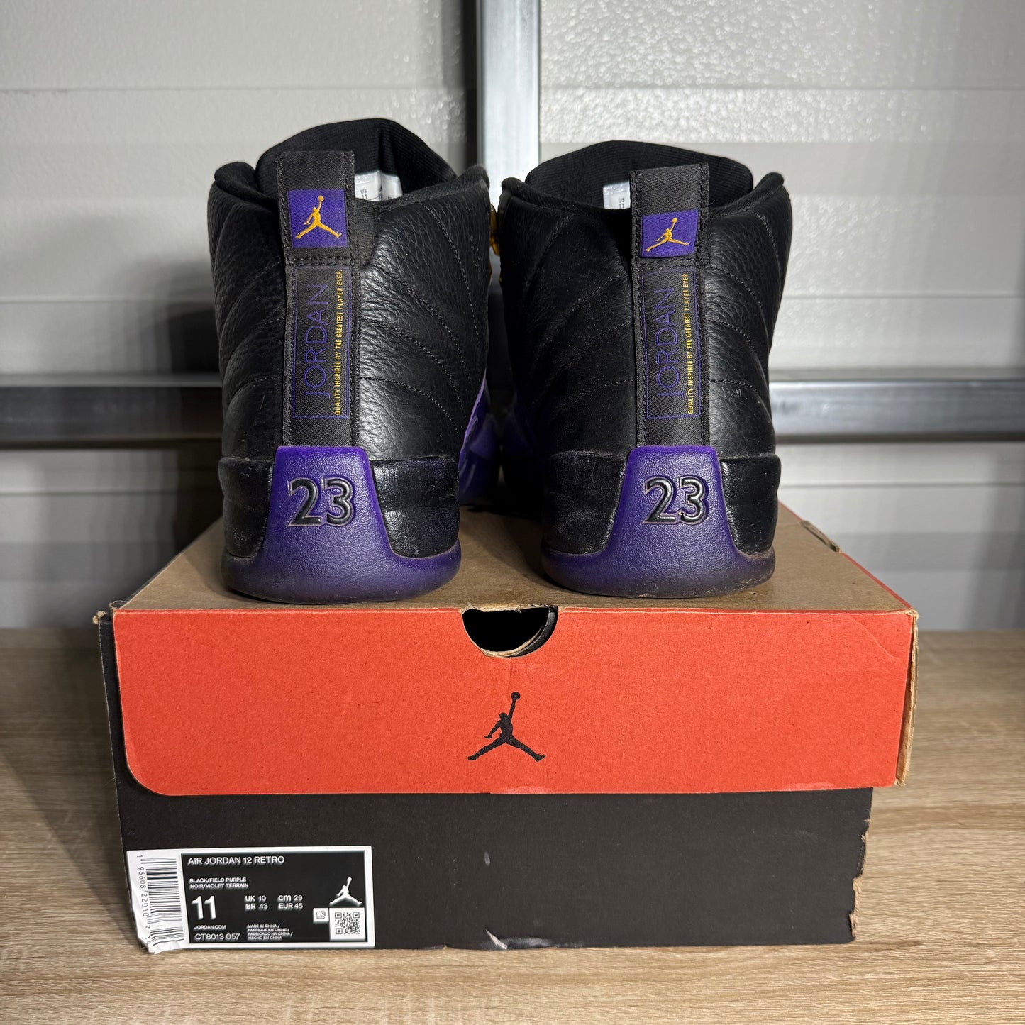 Size 11 - AJ 12 Retro Field Purple