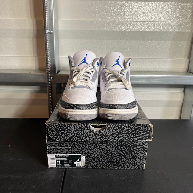 Size 11 - AJ 3 Retro Racer Blue