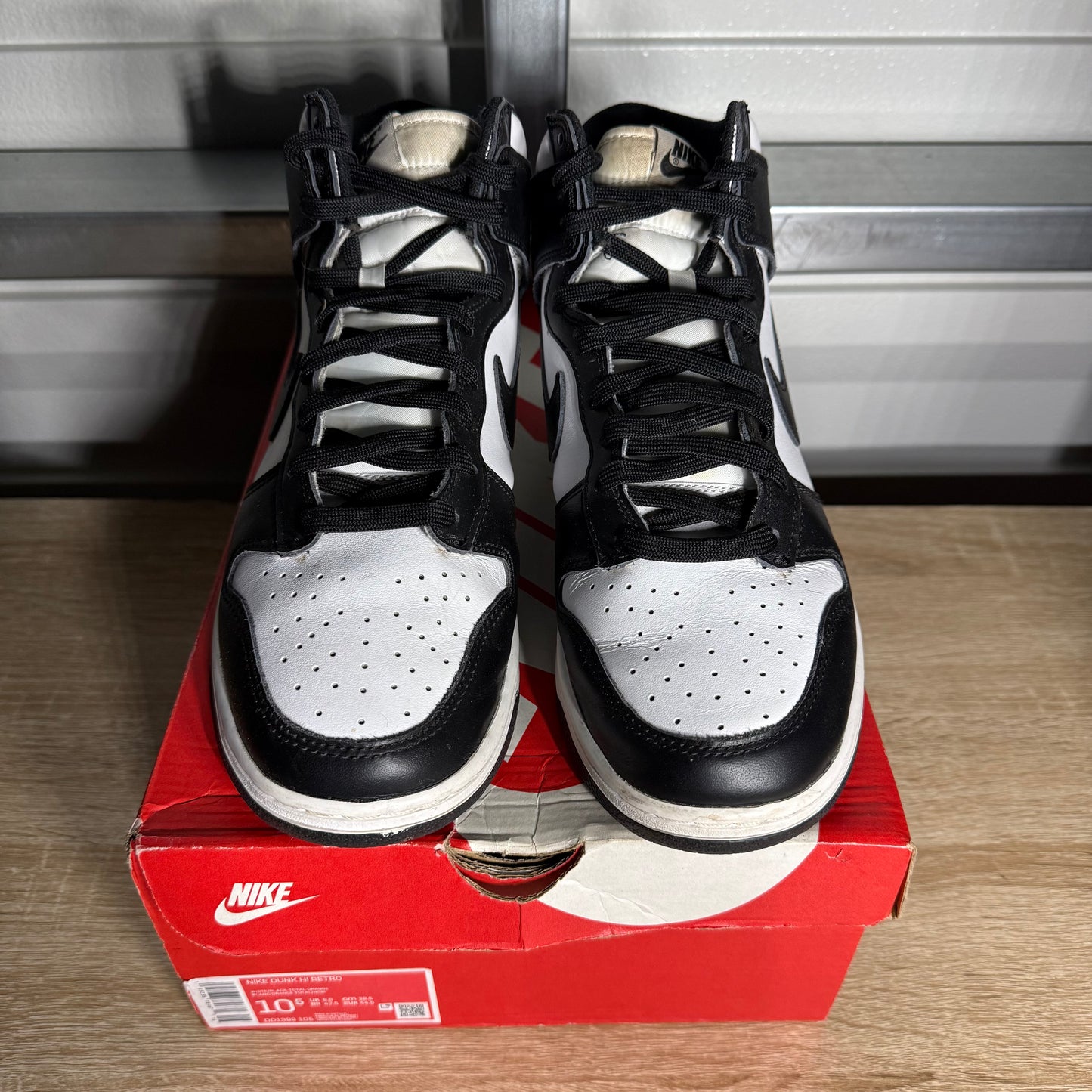 Size 10.5 - Dunk High Retro Panda