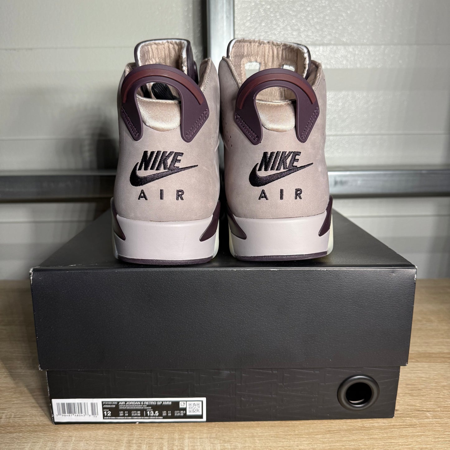 Size 12 - AJ 6 Retro x A Ma Maniére Smoky Mauve