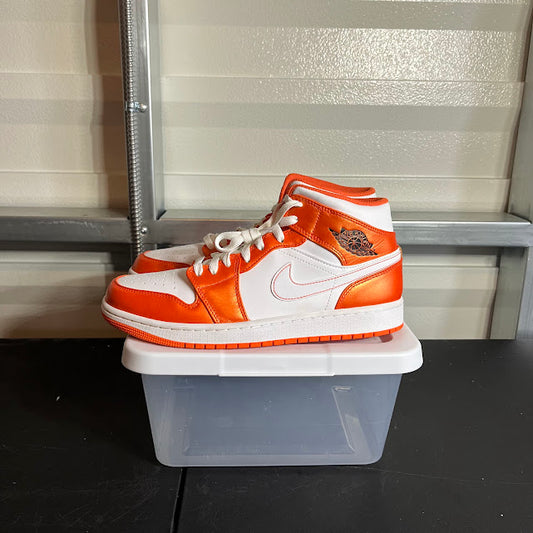 Size 9.5 - AJ 1 Mid Electro Orange