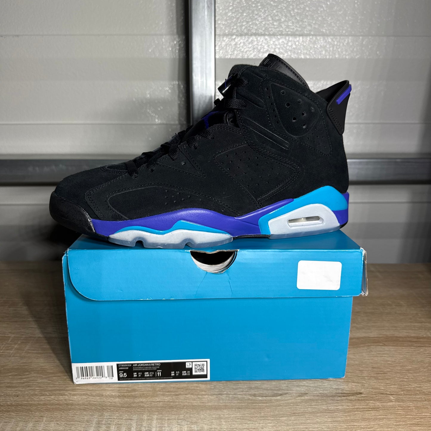 Size 9.5 - AJ 6 Retro Aqua