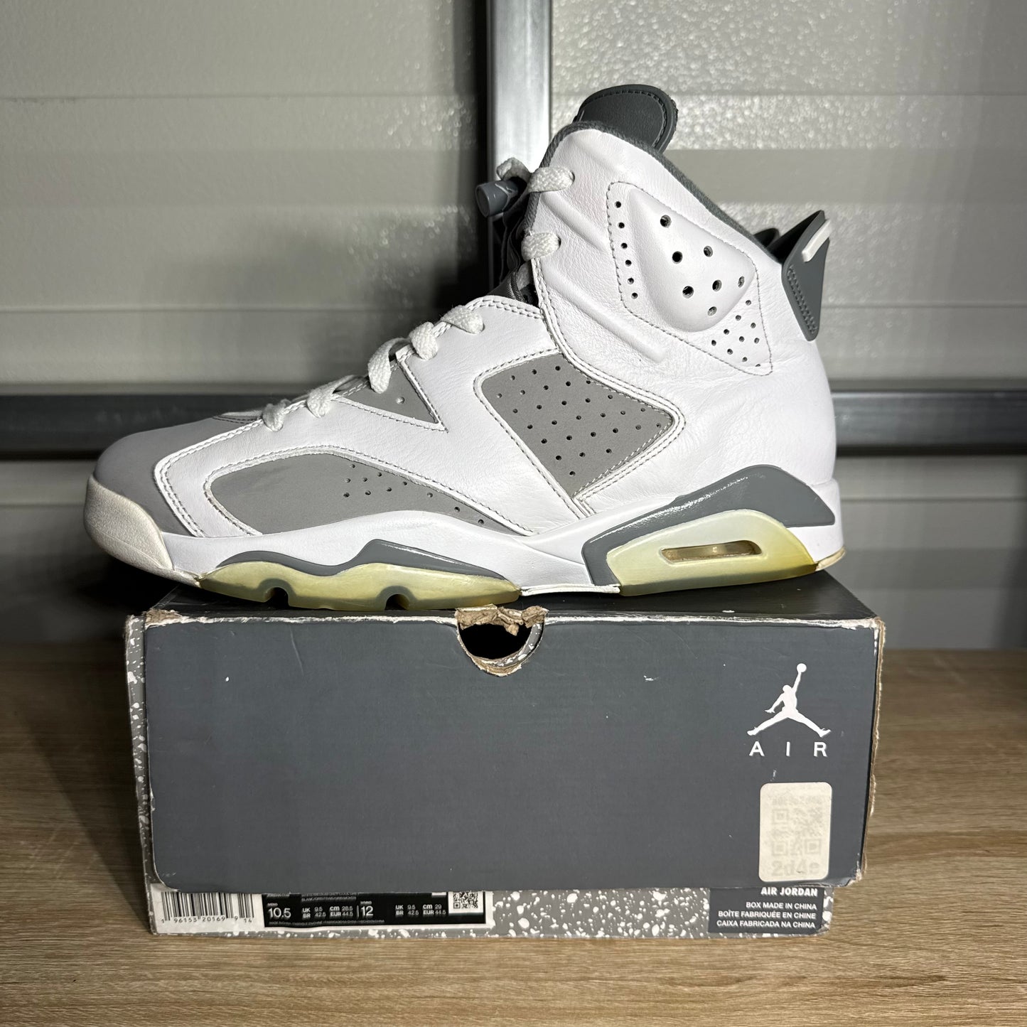 Size 10.5 - AJ 6 Retro Cool Grey